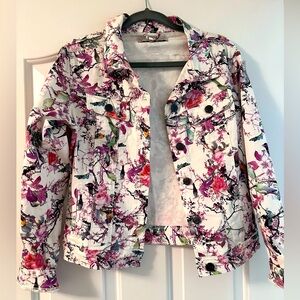 Patterned Denim Jacket